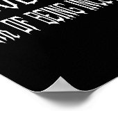 Funny I Have Fobi Fear Of Being Included Goth Girl Poster (Ecke)