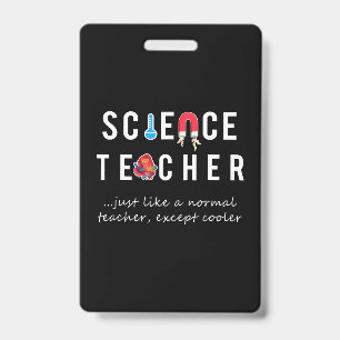 Funny I Herz Liebe Wissenschaft & Biologie Lehrer Ausweis