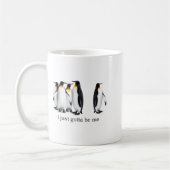 Funny I Just Gotta Be Me Penguin Quote Spheniscida Kaffeetasse (Links)