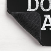 Funny I Kinda Don't Care Statement - I Kinda Dont Mousepad (Ecke)