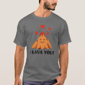 Funny I Lava Sie Geschenk für Kinder Coolen Vulkan T-Shirt (Vorderseite)