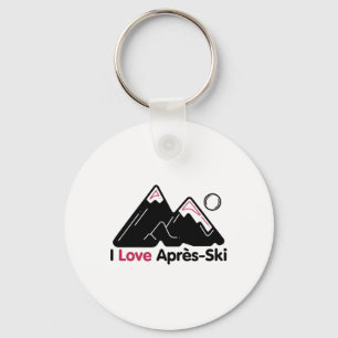 Funny I Liebe Apres Ski Shirt - Great Snow Lovers Schlüsselanhänger