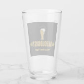 Funny I Liebe Bier Ale Glas (Rückseite)