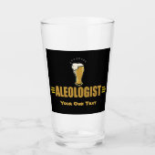 Funny I Liebe Bier Ale Glas (Vorderseite)