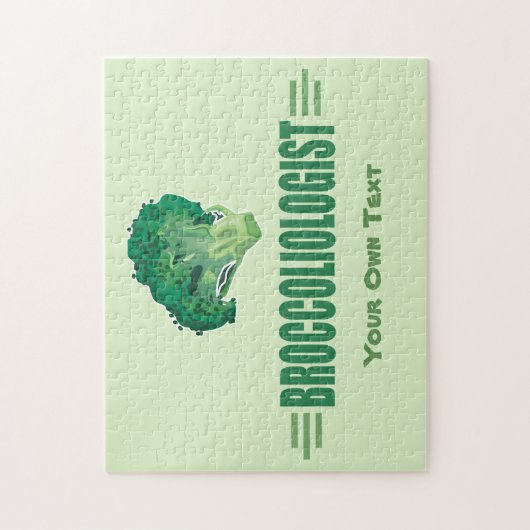 Funny I Liebe Broccoli BROCCOLIOLOGIST Puzzle (Vertikal)