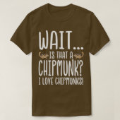Funny I Liebe Chipmunks T-Shirt (Design vorne)