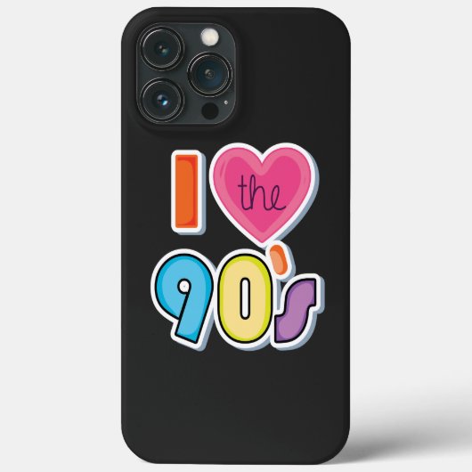 Funny I Liebe Die 90er, 1990er Theme Party Case-Mate iPhone Hülle (Rückseite)