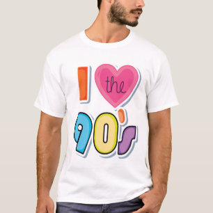 Funny I Liebe Die 90er, 1990er Theme Party T-Shirt