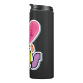 Funny I Liebe Die 90er, 1990er Theme Party Thermosbecher (Nach rechts gedreht)