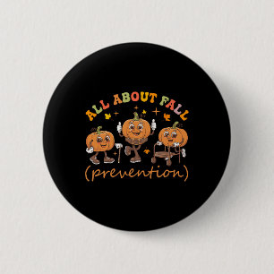 Funny I Liebe Fall Prevention Erntedank Pumpkins Button