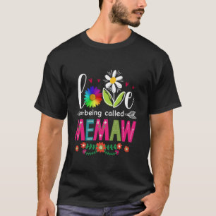Funny I Liebe heißt Memaw Oma Niedlich Mothe T-Shirt