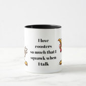 Funny-I-Liebe-Hütten quietschen Tasse (Zentrum)