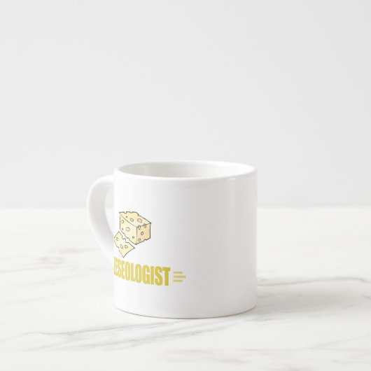 Funny I Liebe Käse Espressotasse (Vorderseite Links)