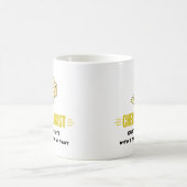 Funny I Liebe Käse Kaffeetasse (Mittel)