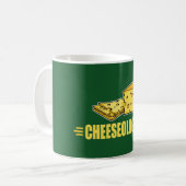 Funny I Liebe Käse Kaffeetasse (Vorderseite Links)