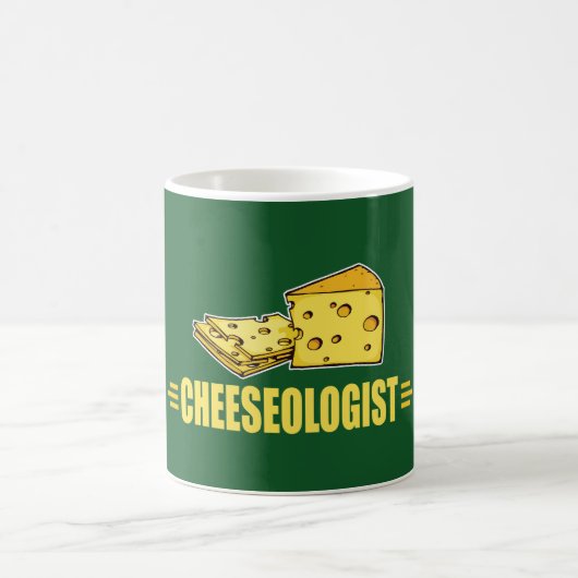 Funny I Liebe Käse Kaffeetasse (Mittel)