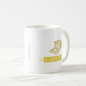 Funny I Liebe Käse Kaffeetasse (VorderseiteRechts)