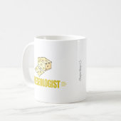 Funny I Liebe Käse Kaffeetasse (Vorderseite Links)