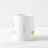 Funny I Liebe Käse Kaffeetasse (Mittel)