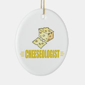 Funny I Liebe Käse Keramikornament (Rechts)
