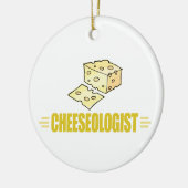 Funny I Liebe Käse Keramikornament (Links)