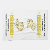 Funny I Liebe Käse Küchentuch (Horizontal)