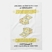 Funny I Liebe Käse Küchentuch (Vertikal)