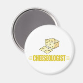 Funny I Liebe Käse Magnet (Vorderseite/Rückseite)