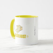 Funny I Liebe Käse Tasse (Vorderseite Links)