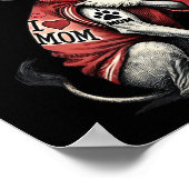 Funny I Liebe Mama Tattoo Chinesisch Creative Mama Poster (Ecke)