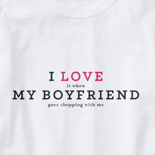 Funny I Liebe Mein Freund T-Shirt