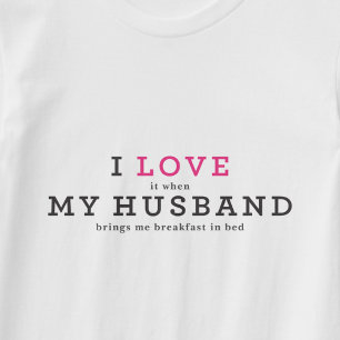 Funny I Liebe Mein Mann T-Shirt