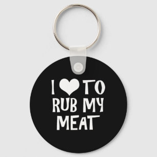 Funny I Liebe, meine Fleischpitmaster-Grillen zu r Schlüsselanhänger