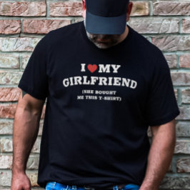 Funny I Liebe Meine Freundin T-Shirt