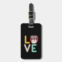 Funny I Liebe Miniatur Schnauzer I Hecht Hund Love