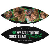 Funny I Liebe My Girlfriend 4 Foto Football (Paneele)