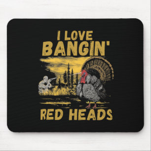 Funny I Liebe Ngin' Red Heads Jason Türkei Mousepad