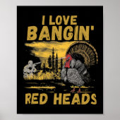 Funny I Liebe Ngin' Red Heads Jason Türkei Poster (Vorne)