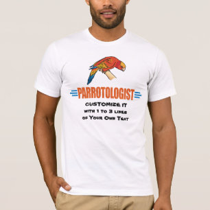 Funny I Liebe Papageien T-Shirt