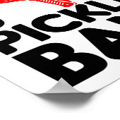 Funny I Liebe Pickleball Herz Poster (Ecke)