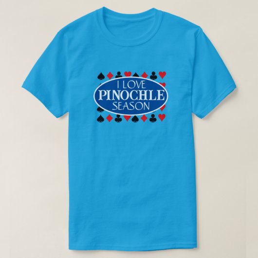 Funny I Liebe Pinochle T - Shirt (Design vorne)