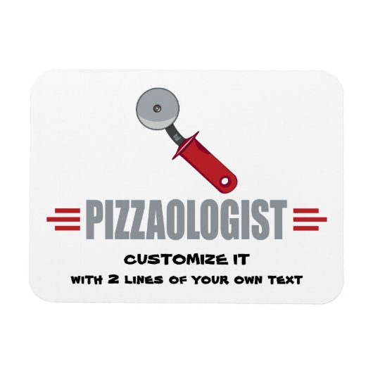 Funny I Liebe Pizza Magnet (Horizontal)