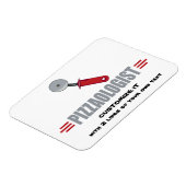 Funny I Liebe Pizza Magnet (Linke Seite)