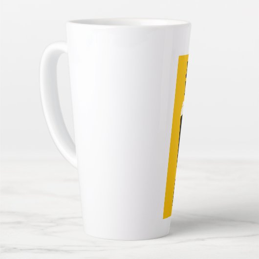 Funny I Liebe Sie LATTE Coffee Valentines Grafik Milchtasse (Linke Ecke)