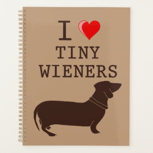 Funny I Liebe Tiny Dackel Dackel Planer