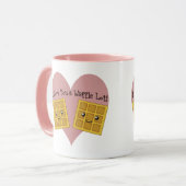 Funny I Liebe You A Waffle Lot Niedliche Kawaii Wa Tasse (Vorderseite Links)