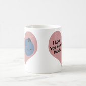 Funny I Liebe You Berry Much Niedlich Kawaii Blueb Kaffeetasse (Mittel)