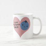 Funny I Liebe You Berry Much Niedlich Kawaii Blueb Kaffeetasse<br><div class="desc">Ich Liebe, du berry viel! Lustbeerpun und niedliche Kawaii Heidelbeere.</div>