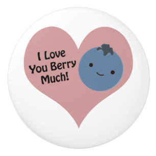 Funny I Liebe You Berry Much Niedlich Kawaii Blueb Keramikknauf