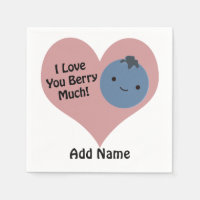 Funny I Liebe You Berry Much Niedlich Kawaii Blueb